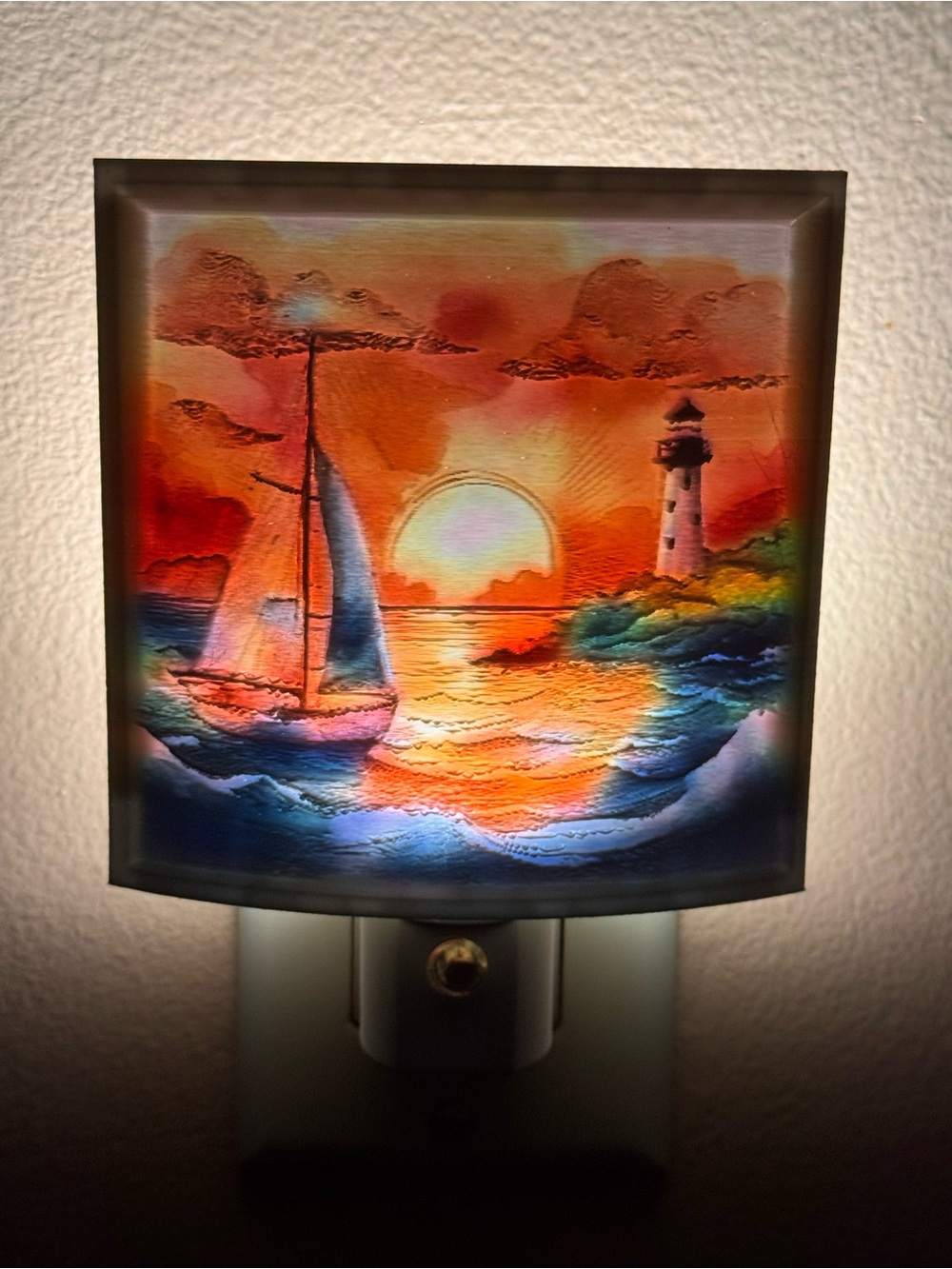 Sunset Sail Night Light Shade - Home Art